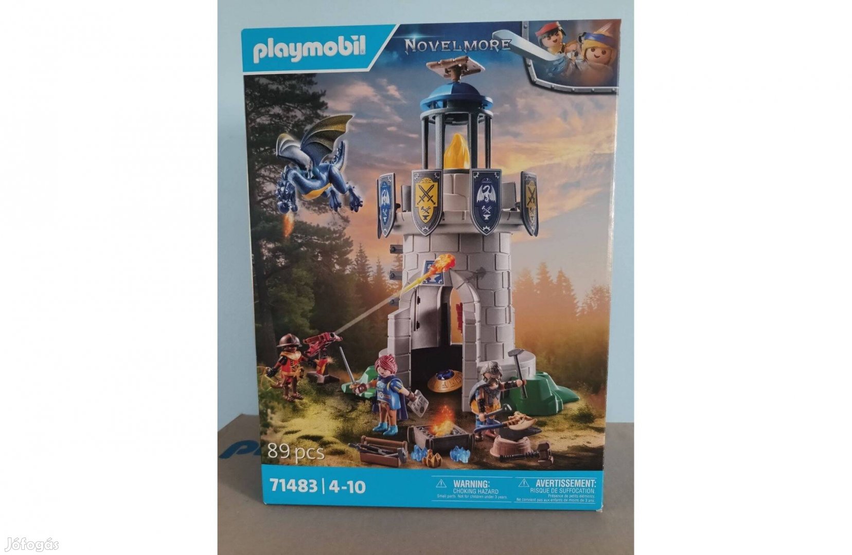 Playmobil Novelmore 71483 Torony Kovácsműhellyel és Sárkánnyal Új