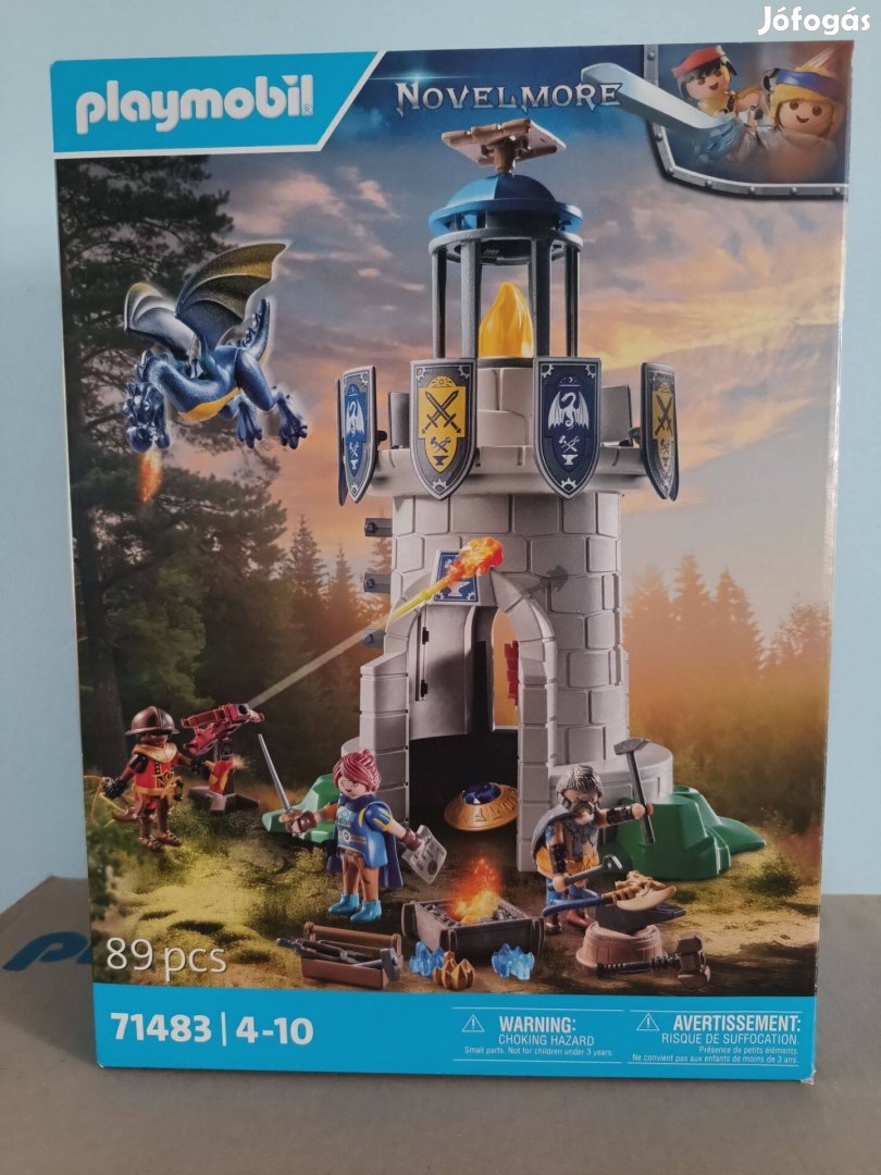 Playmobil Novelmore 71483 Torony Kovácsműhellyel és Sárkánnyal Új