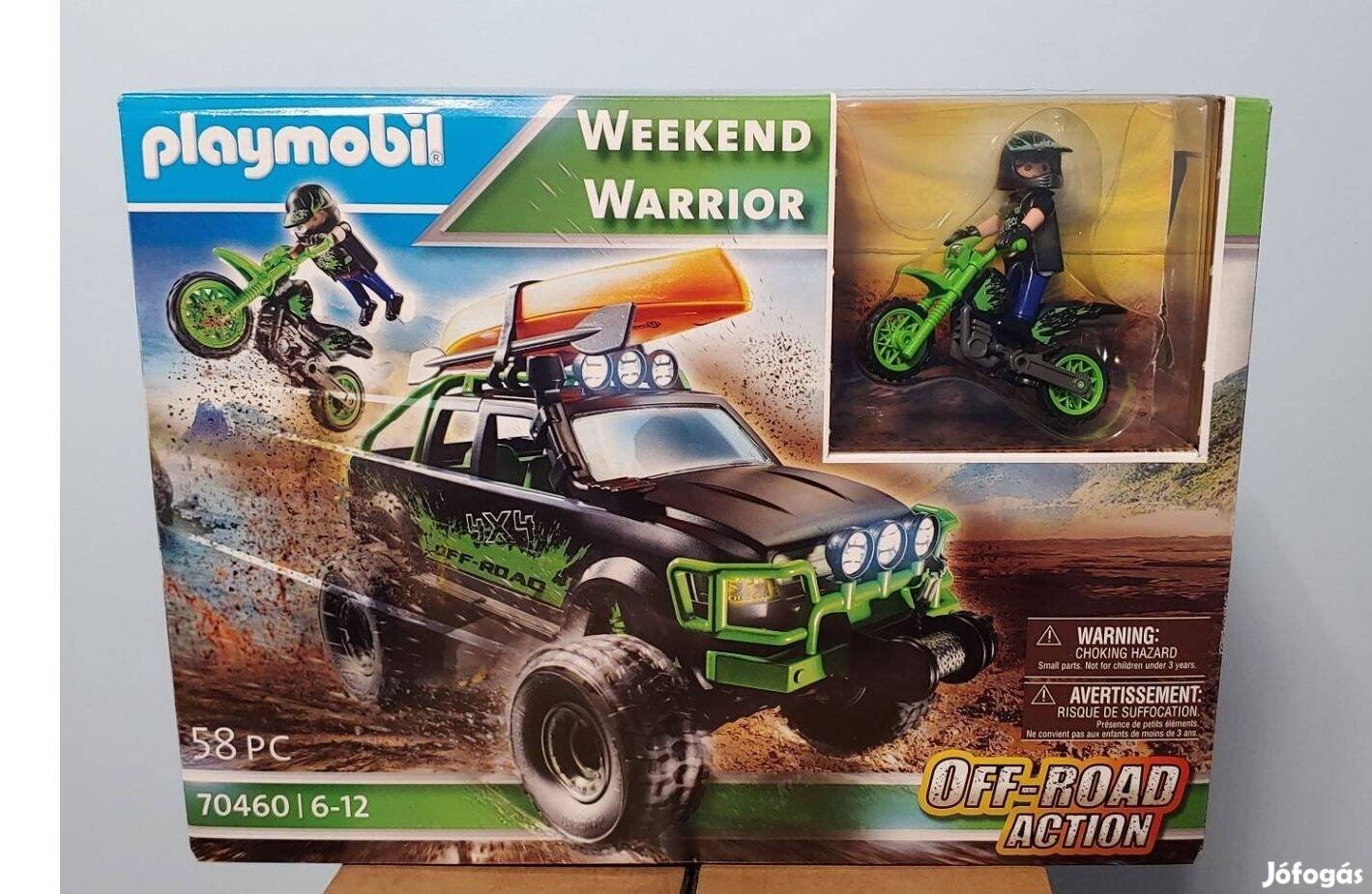 Playmobil Off Road Action 70460 Terepjáróautó Motorral Új Bontatlan