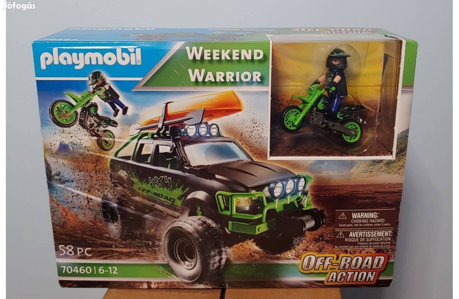 Playmobil Off Road Action 70460 Terepjáróautó Motorral Új Bontatlan