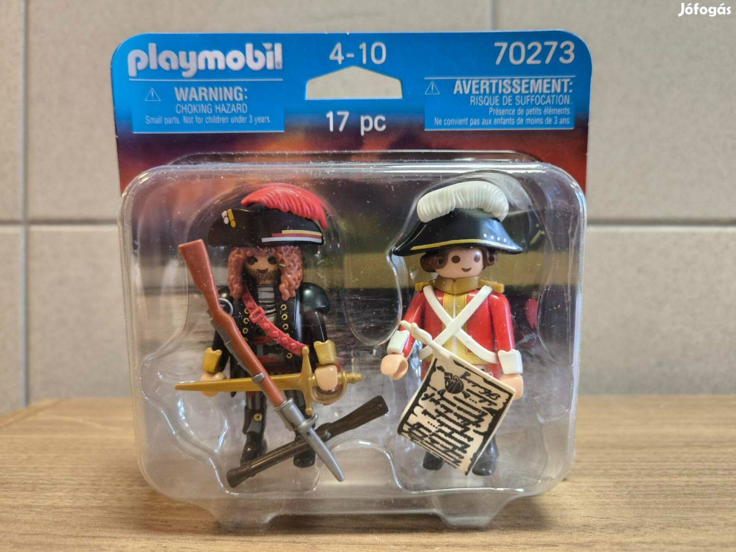 Playmobil Pirates 70273 Kalózkapitány és brit katona új, bontatlan