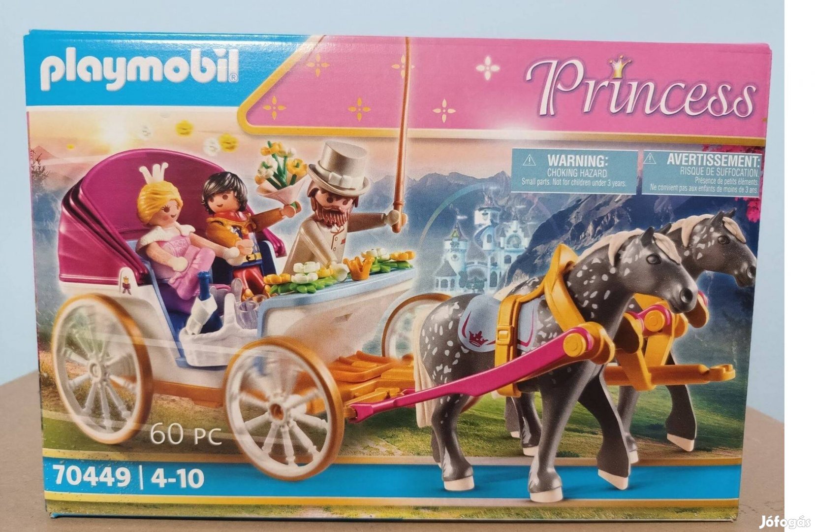 Playmobil Princess 70449 Romantikus Lovashintó Új Bontatlan