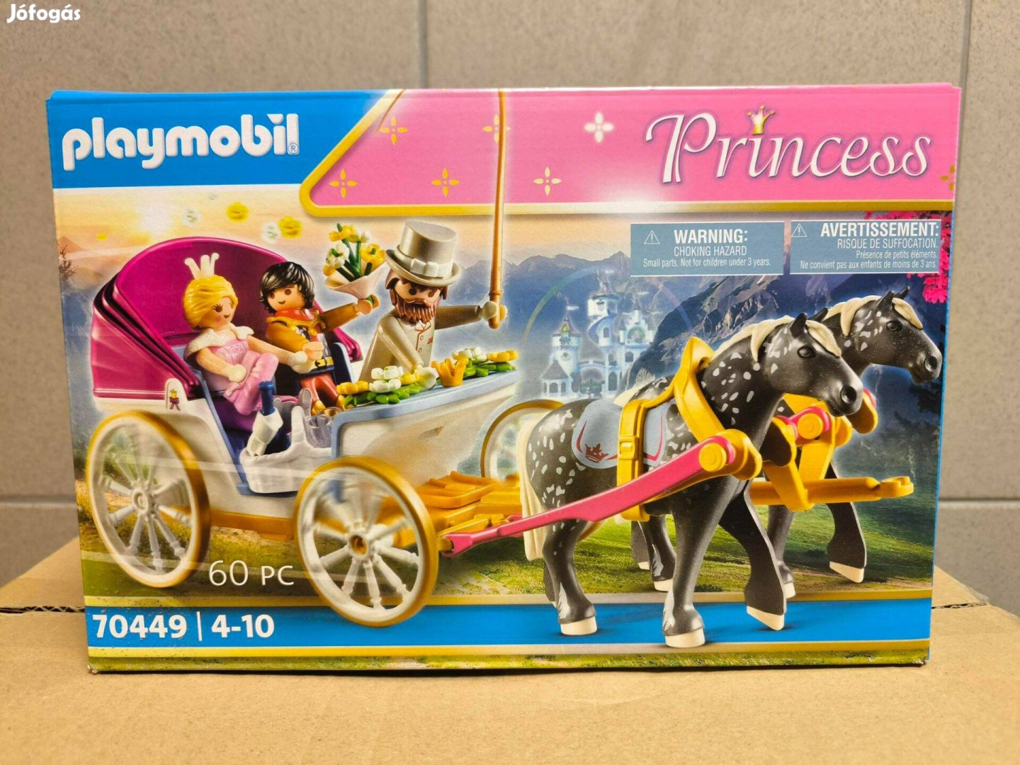 Playmobil Princess 70449 Romantikus hintó új, bontatlan