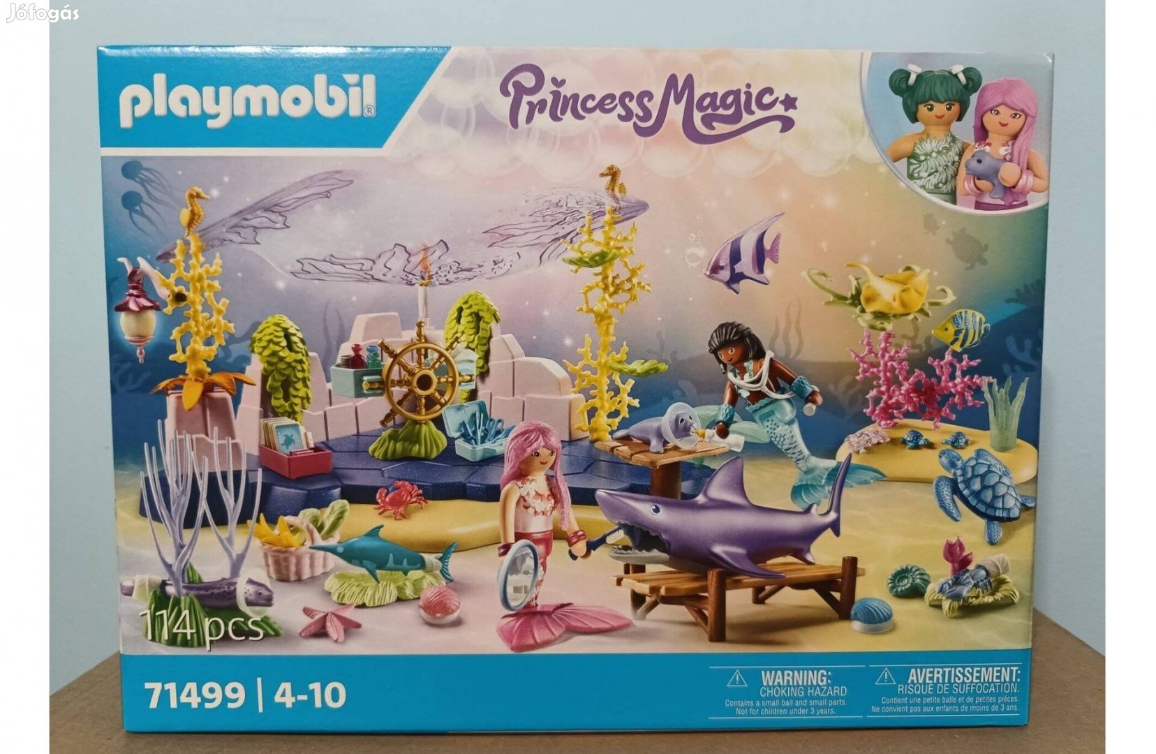 Playmobil Princess Magic 71499 Sellők Tengeri Állatgondozás Új