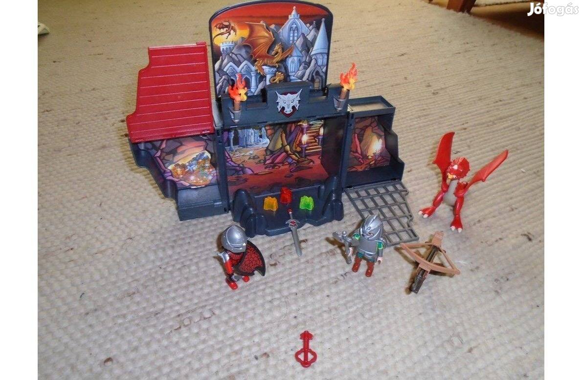 Playmobil Sárkányos trezor szett - kulccsal együtt - kompletten