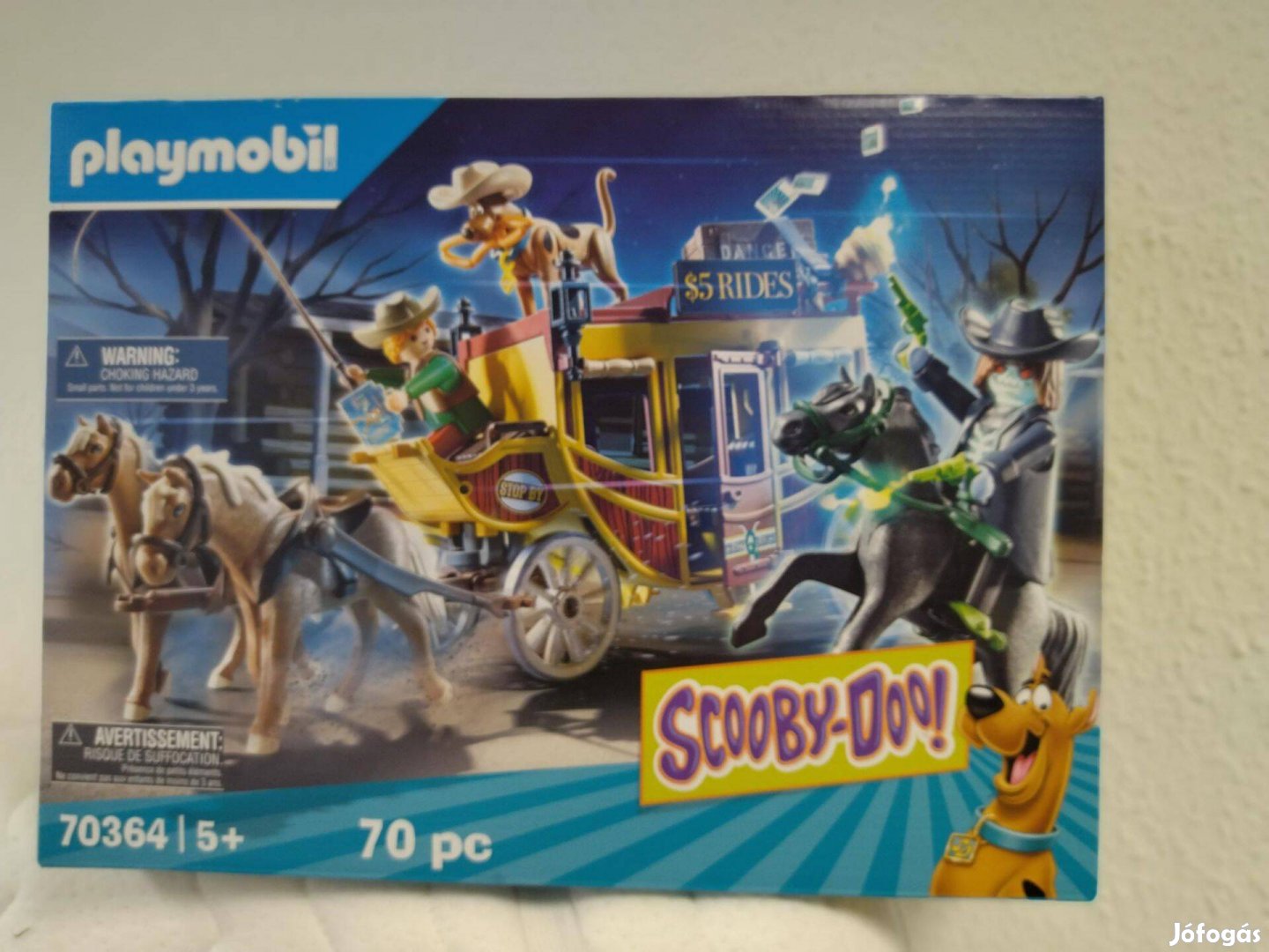 Playmobil Scooby Doo 70364 Kaland a vadnyugaton új, bontatlan