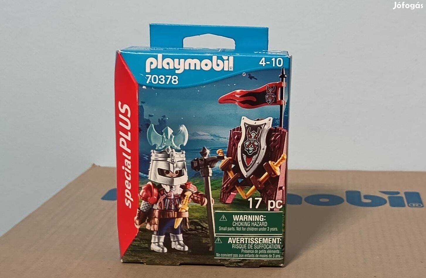 Playmobil Special Plus 70378 Törplovag Fegyverállvánnyal Új