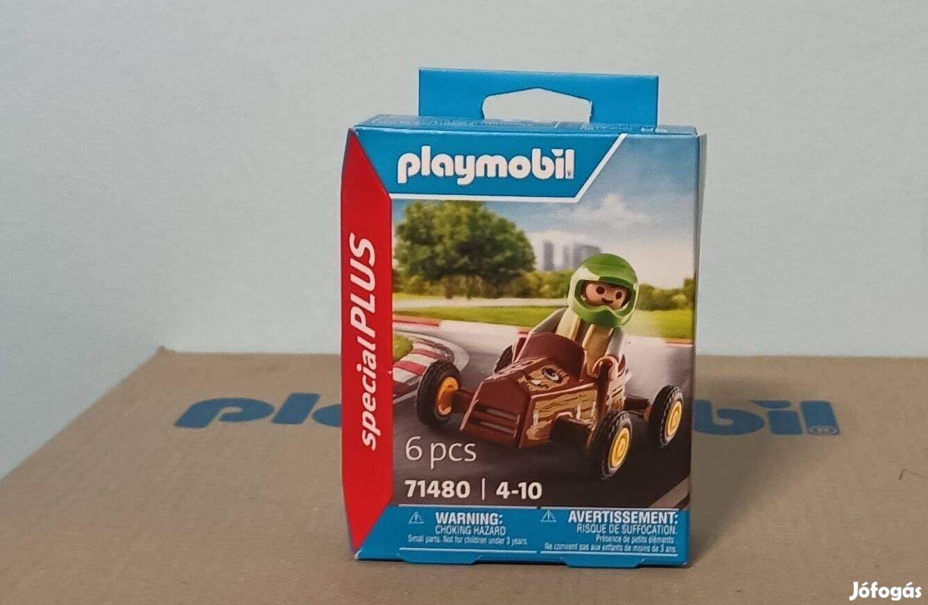 Playmobil Special Plus 71480 Kisfiú Gokarttal Új