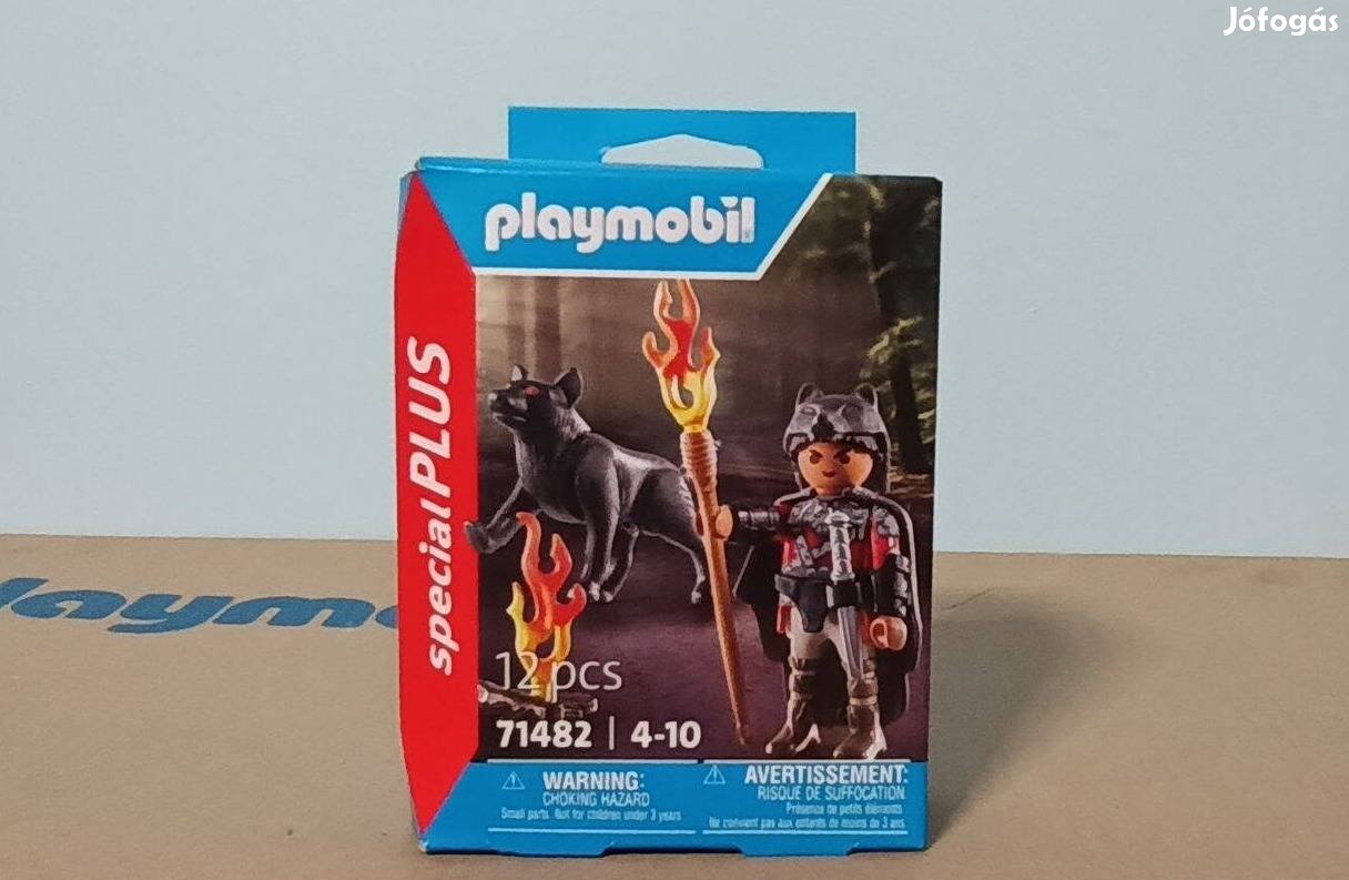 Playmobil Special Plus 71482 Harcos Farkassal Új Bontatlan