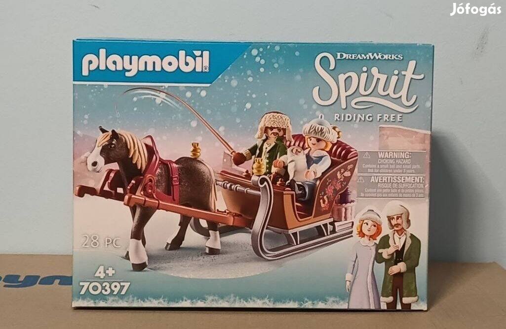 Playmobil Spirit 70397 Téli Lovasszán Új Bontatlan