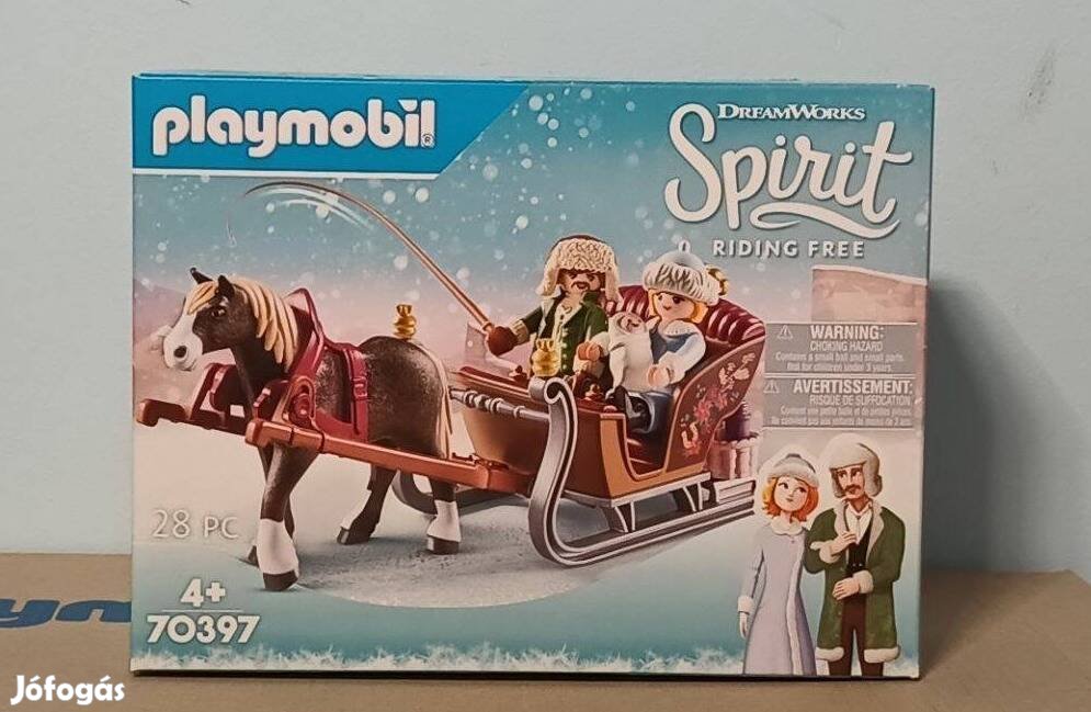 Playmobil Spirit 70397 Téli Lovasszán Új Bontatlan