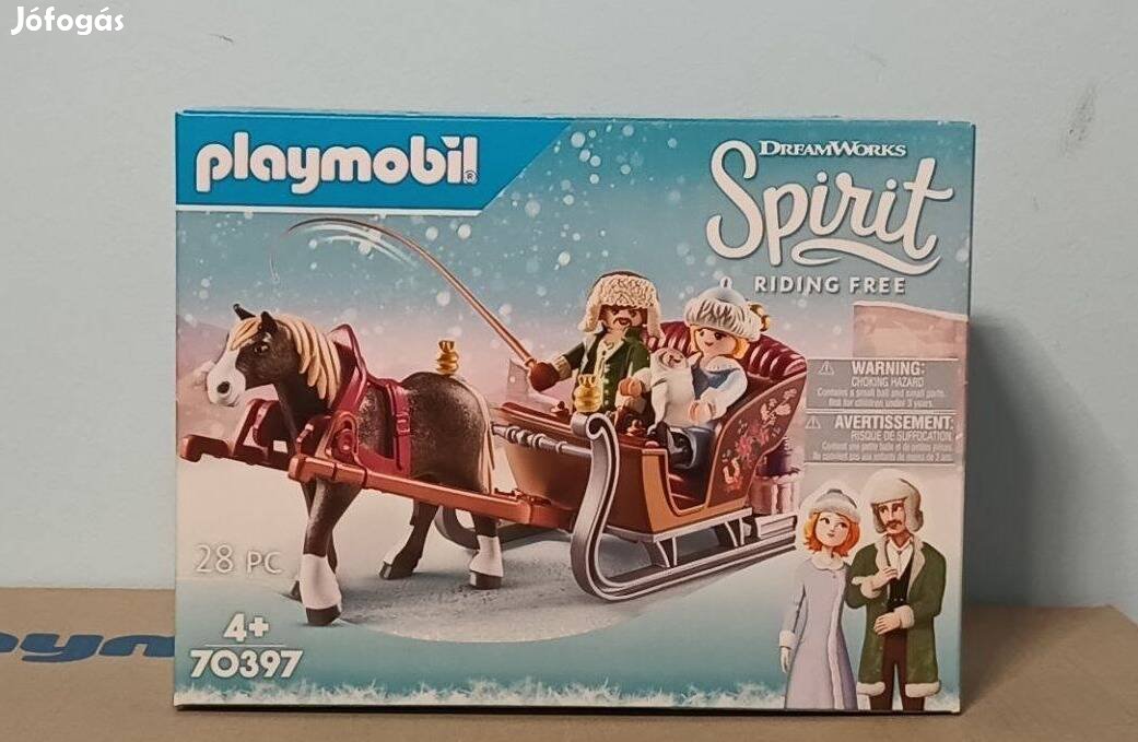 Playmobil Spirit 70397 Téli Lovasszán Új Bontatlan