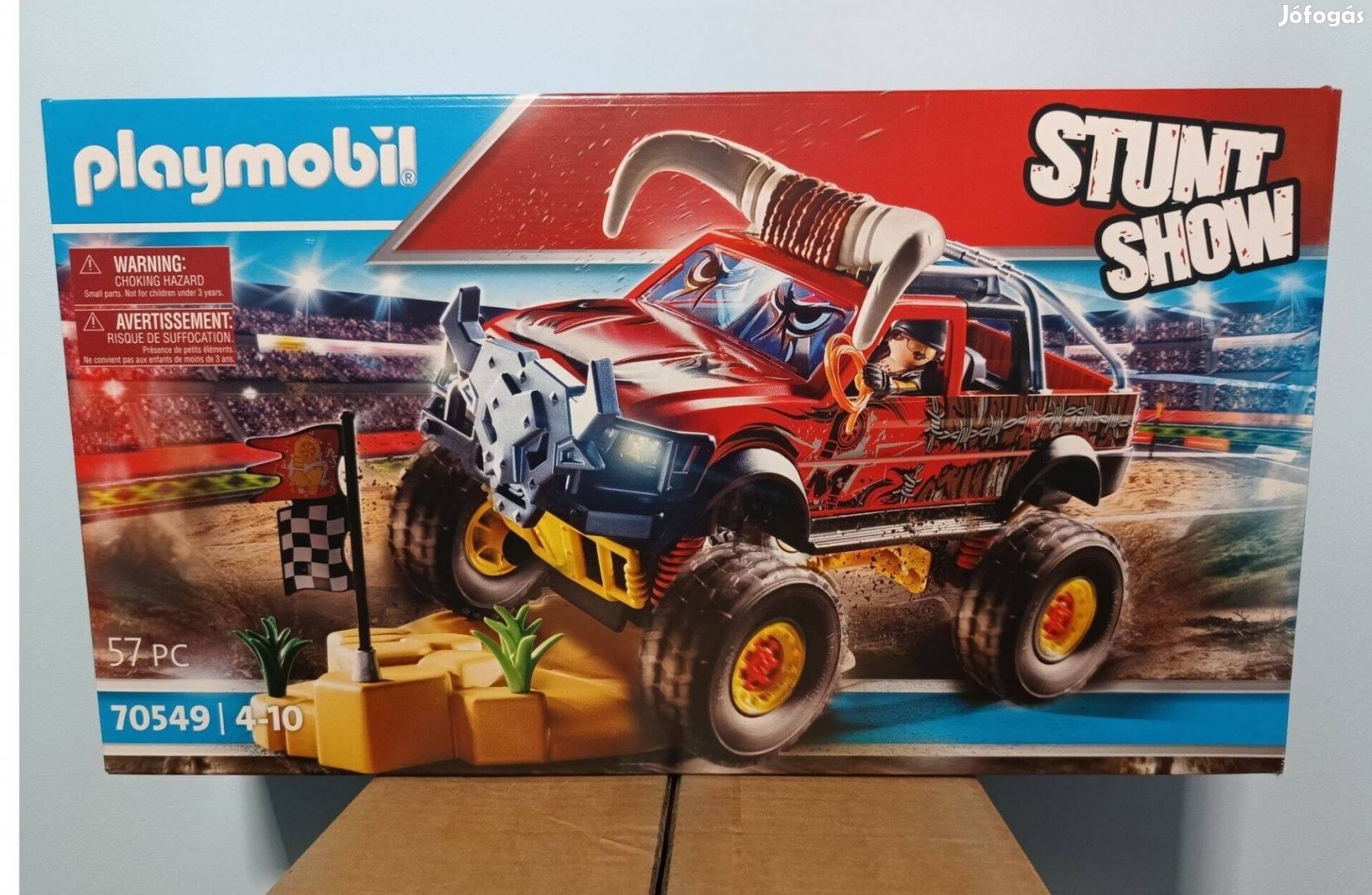 Playmobil Stunt Show 70549 Monster Truck Bika Új Bontatlan