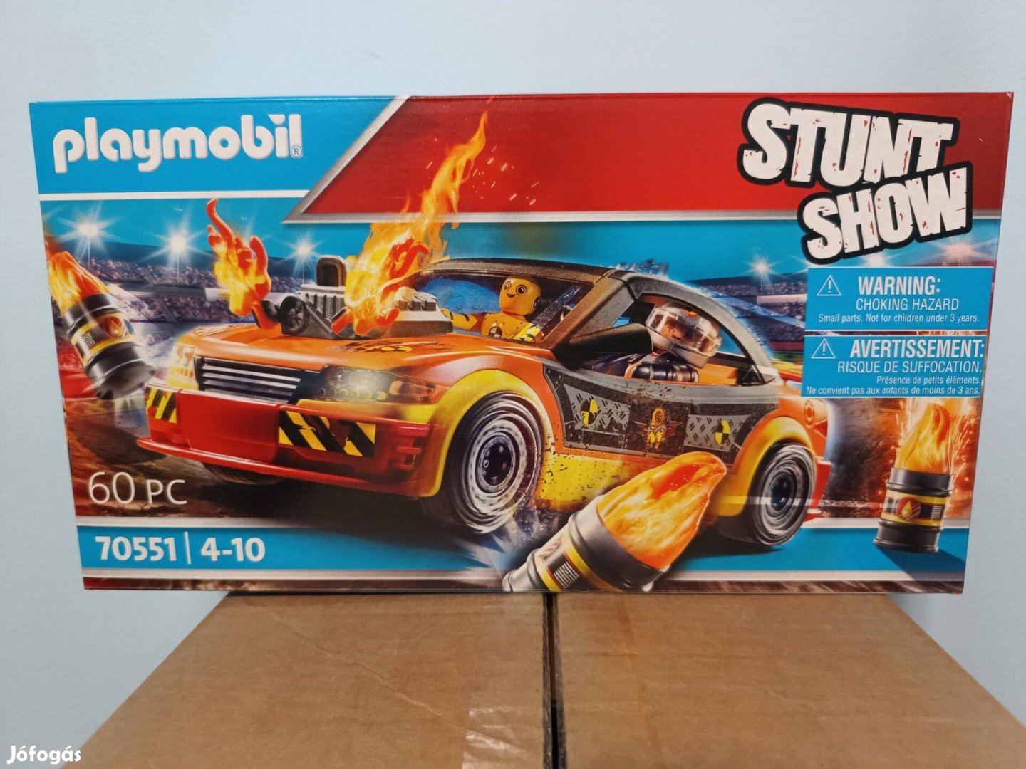 Playmobil Stunt Show 70551 Kaszkadőrkocsi Új Bontatlan