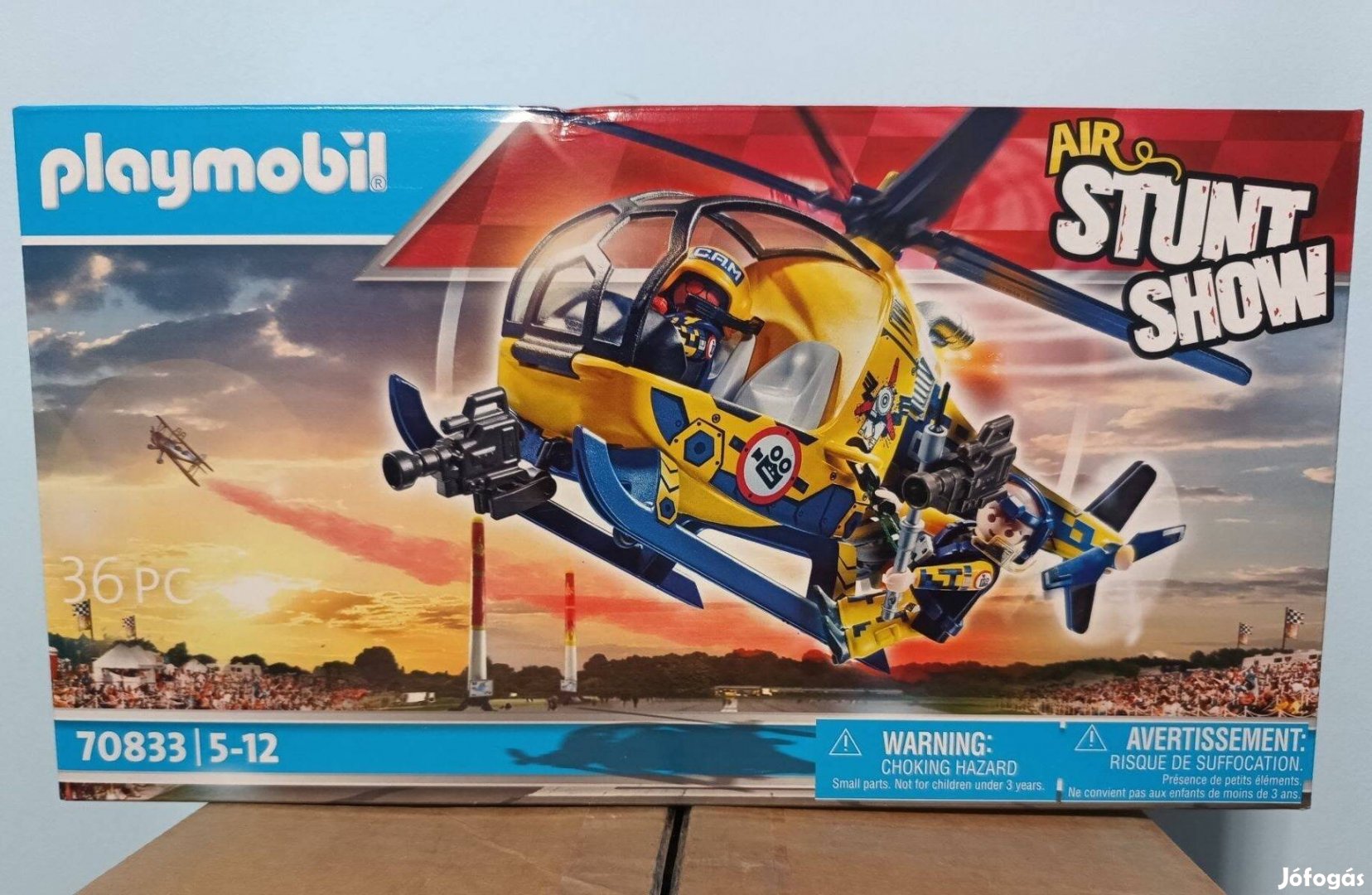 Playmobil Stunt Show 70833 Helikopter Filmforgatáshoz Új Bontatlan