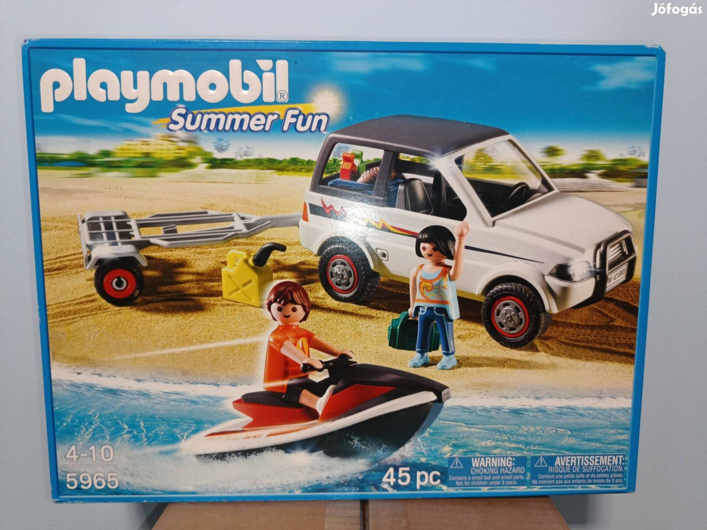 Playmobil Summer Fun 5965 SUV Terepjáró Jetskivel Új Bontatlan