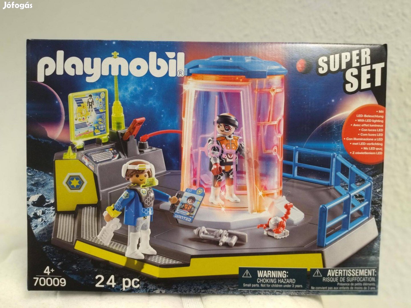 Playmobil Super Set 70009 Galaktikus rendőrség új, bontatlan