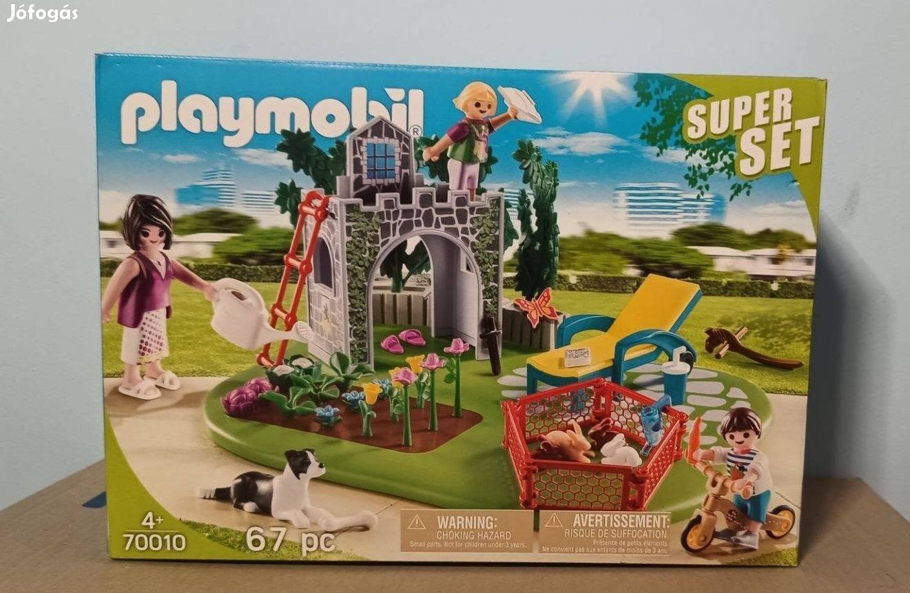 Playmobil Super Set 70010 Családi Kert Új Bontatlan