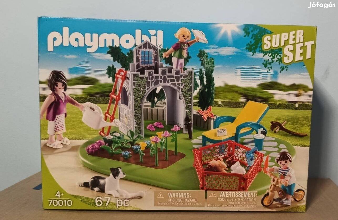 Playmobil Super Set 70010 Családi Kert Új Bontatlan