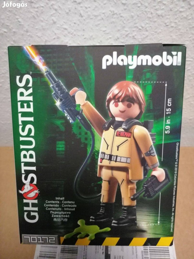 Playmobil Szellemírtók 70172 Peter Wenkman figura új (gyűjtőknek)