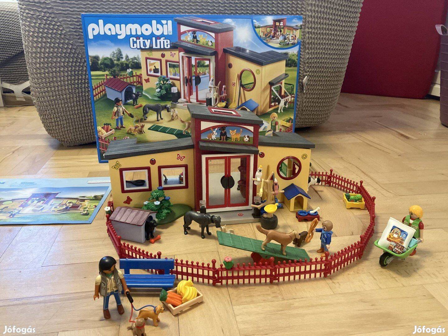 Playmobil Tappancs állathotel dobozos hiánytalan szett 9275