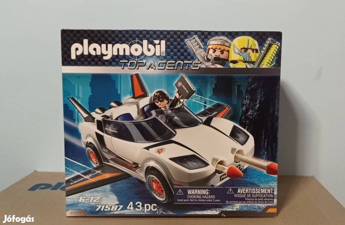 Playmobil Top Agents 71587 Titkos Ügynök Rakétakilövő Autóval