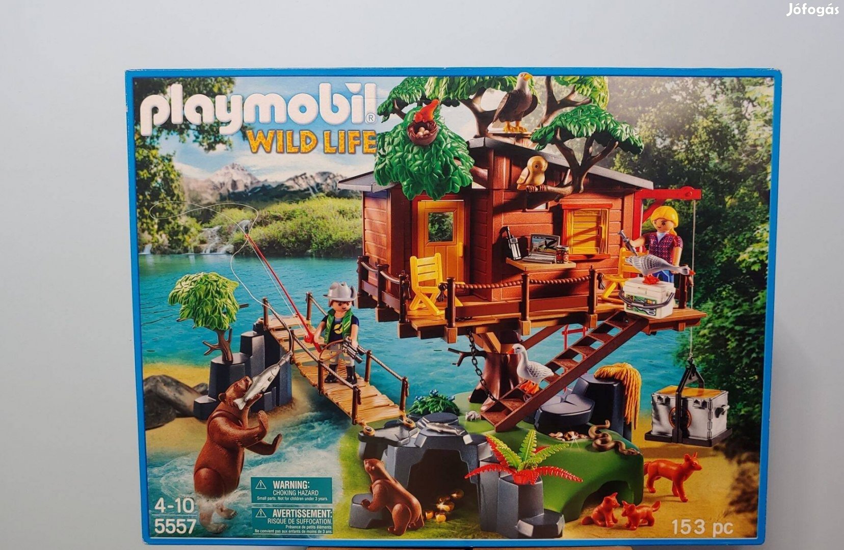 Playmobil Wild Life 5557 Kalandorok Faháza Új Bontatlan
