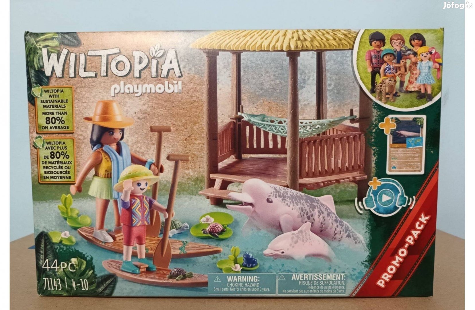 Playmobil Wiltopia 71143 SUP Túra Delfinekkel Új Bontatlan