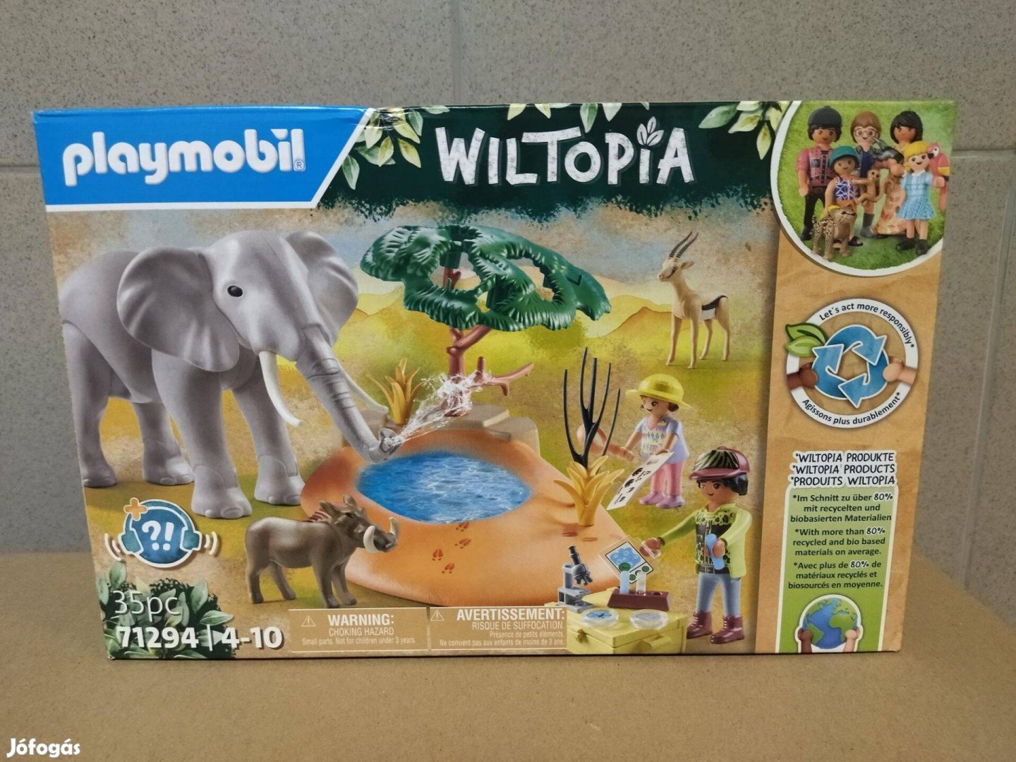 Playmobil Wiltopia 71294 Vadállatok a tónál új, bontatlan