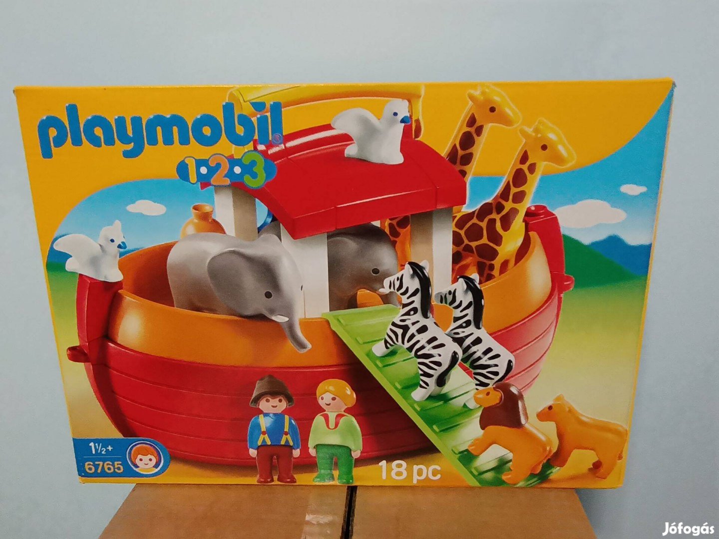 Playmobil (1.2.3) 6765 Hordozható Noé Bárkám Új Bontatlan