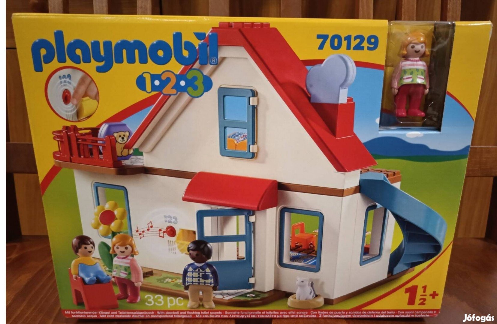 Playmobil (1.2.3) 70129 Családi Otthon Ház Új Bontatlan