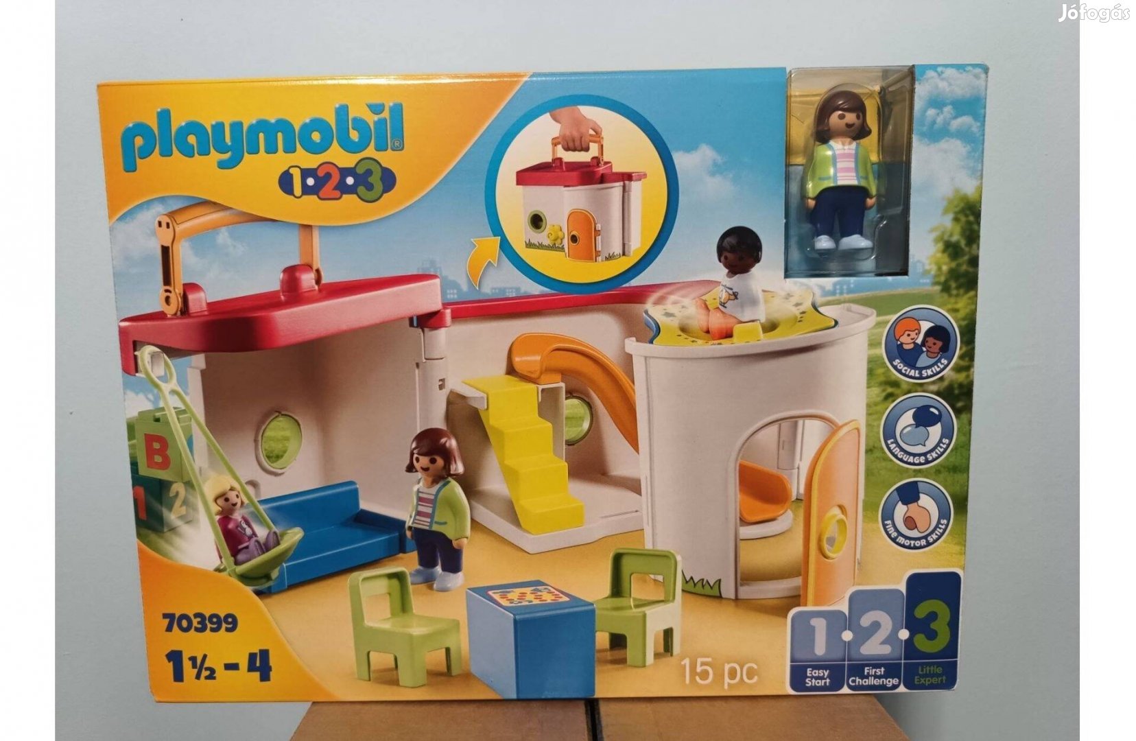 Playmobil (1.2.3) 70399 Hordozható Óvoda Új Bontatlan