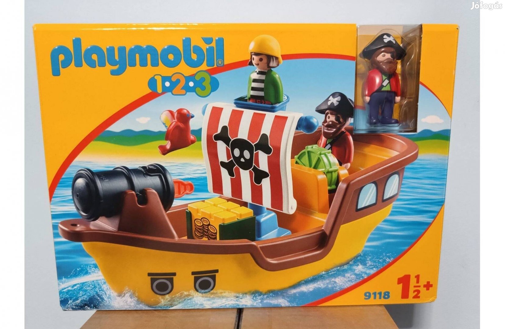 Playmobil (1.2.3) 9118 Kalózhajó Új Bontatlan