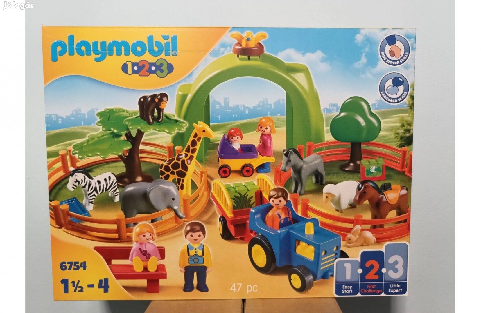 Playmobil (1.2.3.) 6754 Nagy Állatparkom Új Ingy. Száll. Bp-en