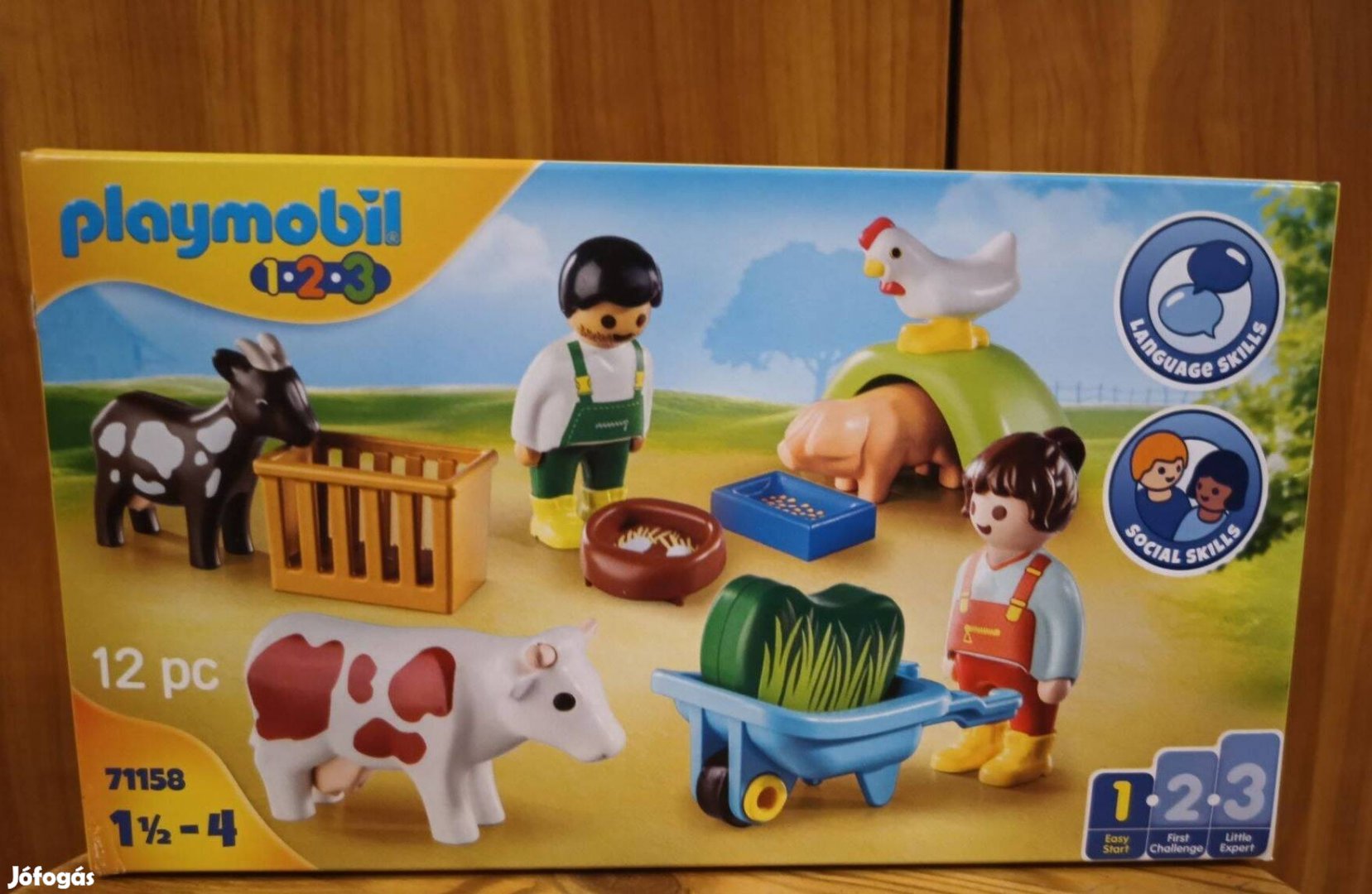 Playmobil (1.2.3.) 71158 Szórakozás a Tanyán Új Bontatlan