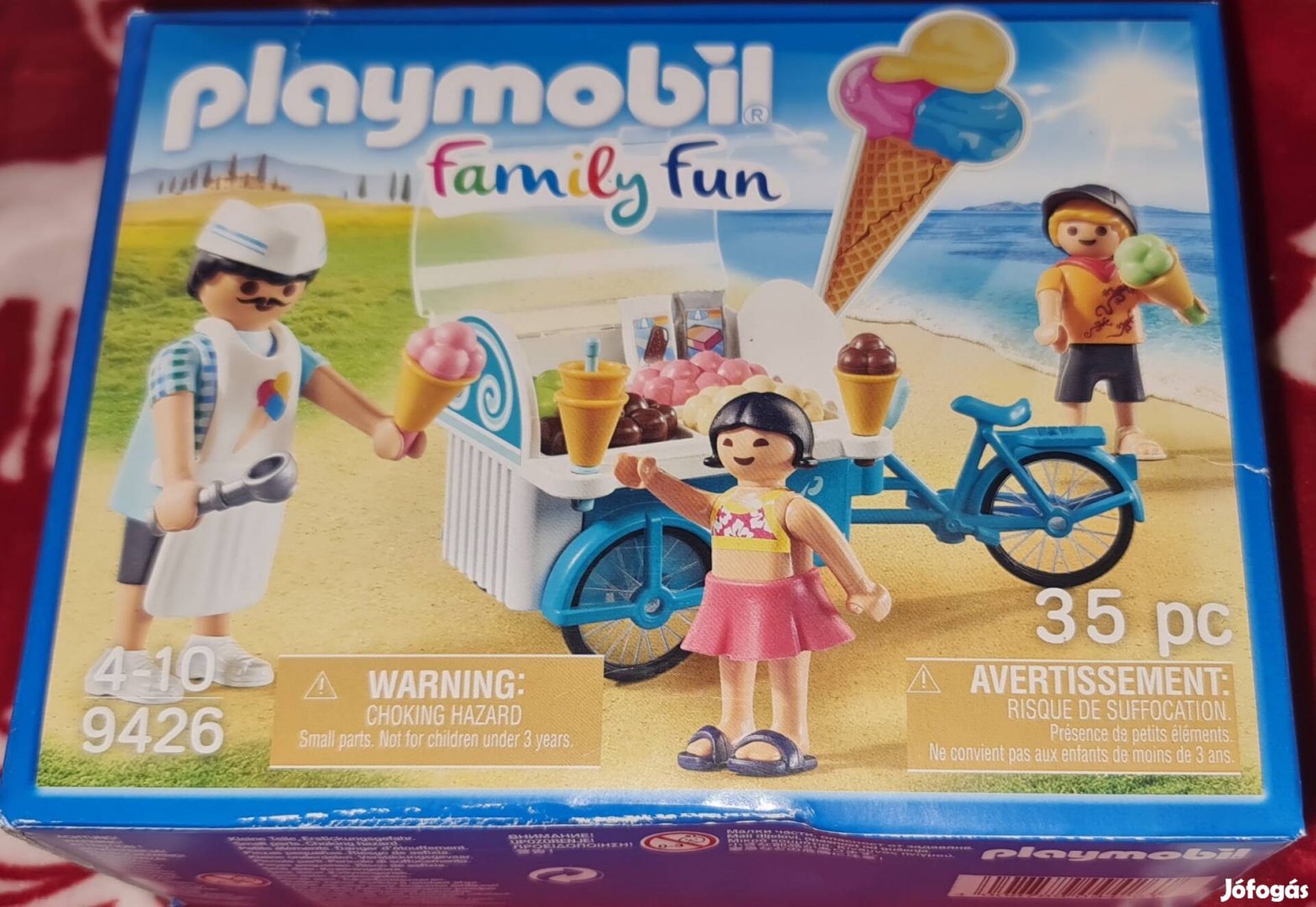 Playmobil  9426 mozgó fagyiárus bontatlan 