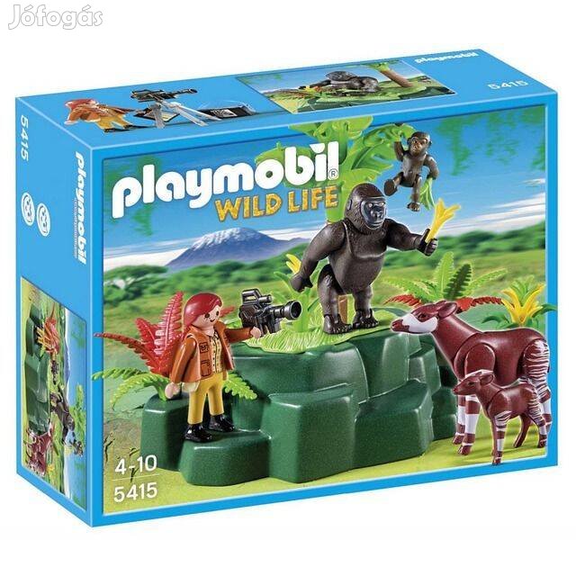 Playmobil - 5415 Zoológus gorillákkal és okapikkal