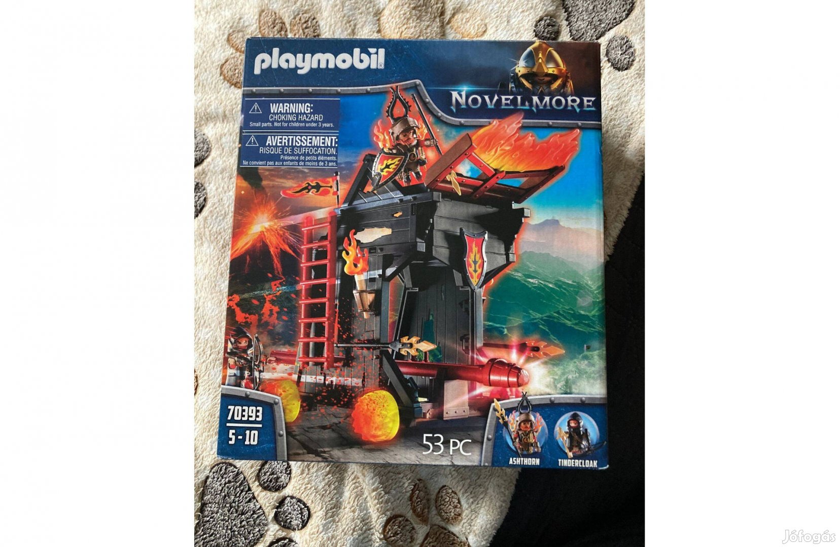 Playmobil - Burnham tüzes faltörő kosa - 9200 Ft