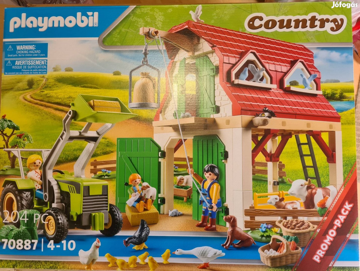 Playmobil - Farm traktorral és állatokkal (70887)