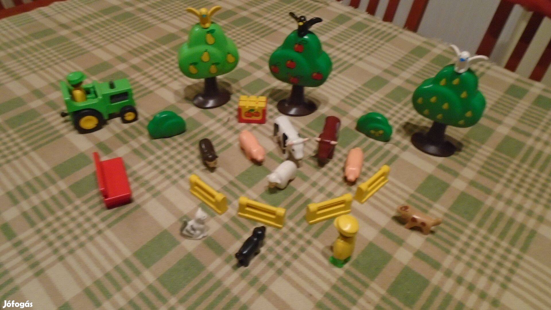 Playmobil - Házi állatos, traktoros, lombos fák kis szett -