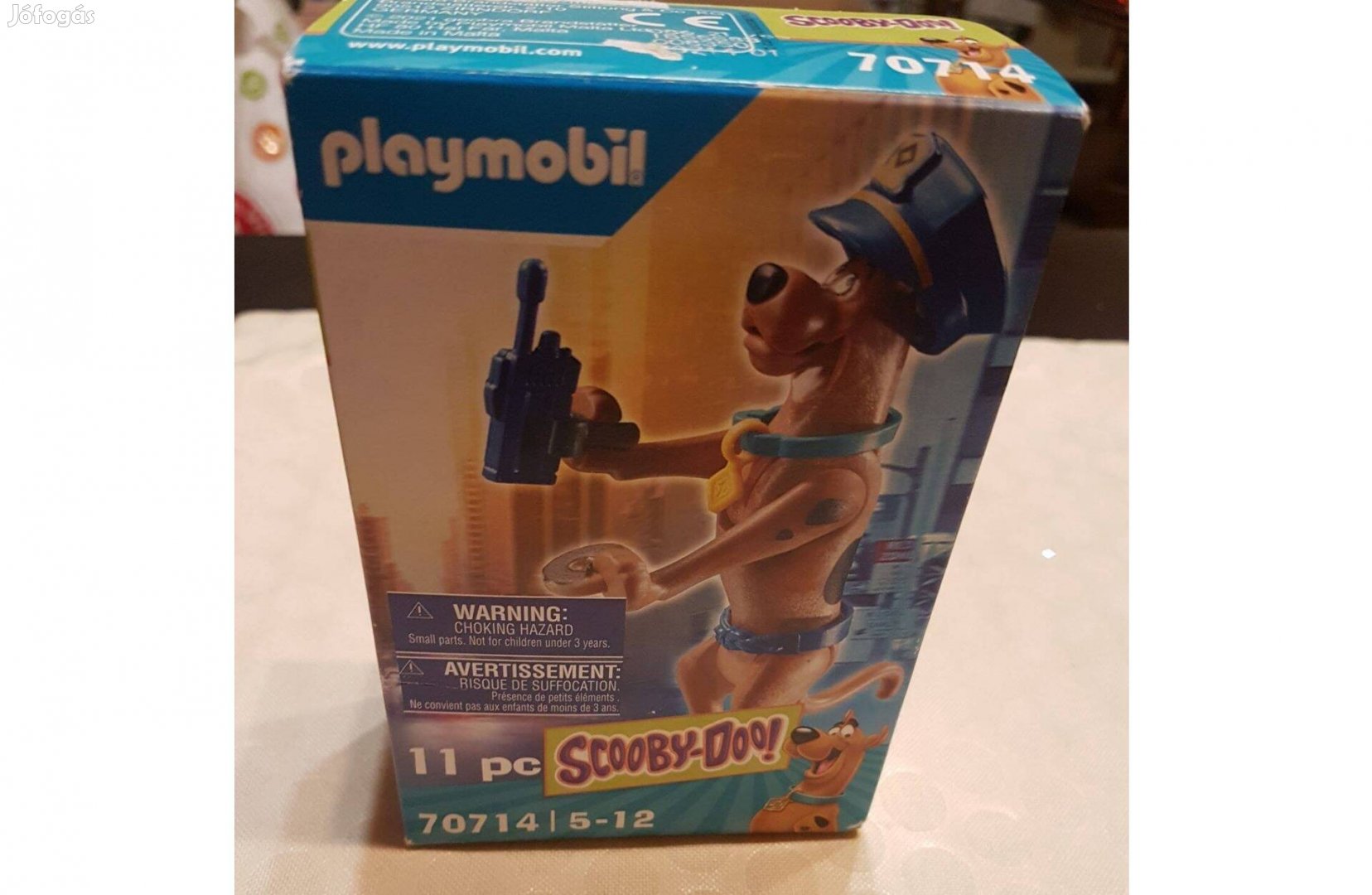 Playmobil - Scooby-Doo! - Gyűjthető figura - Rendőr (70714) bontatlan