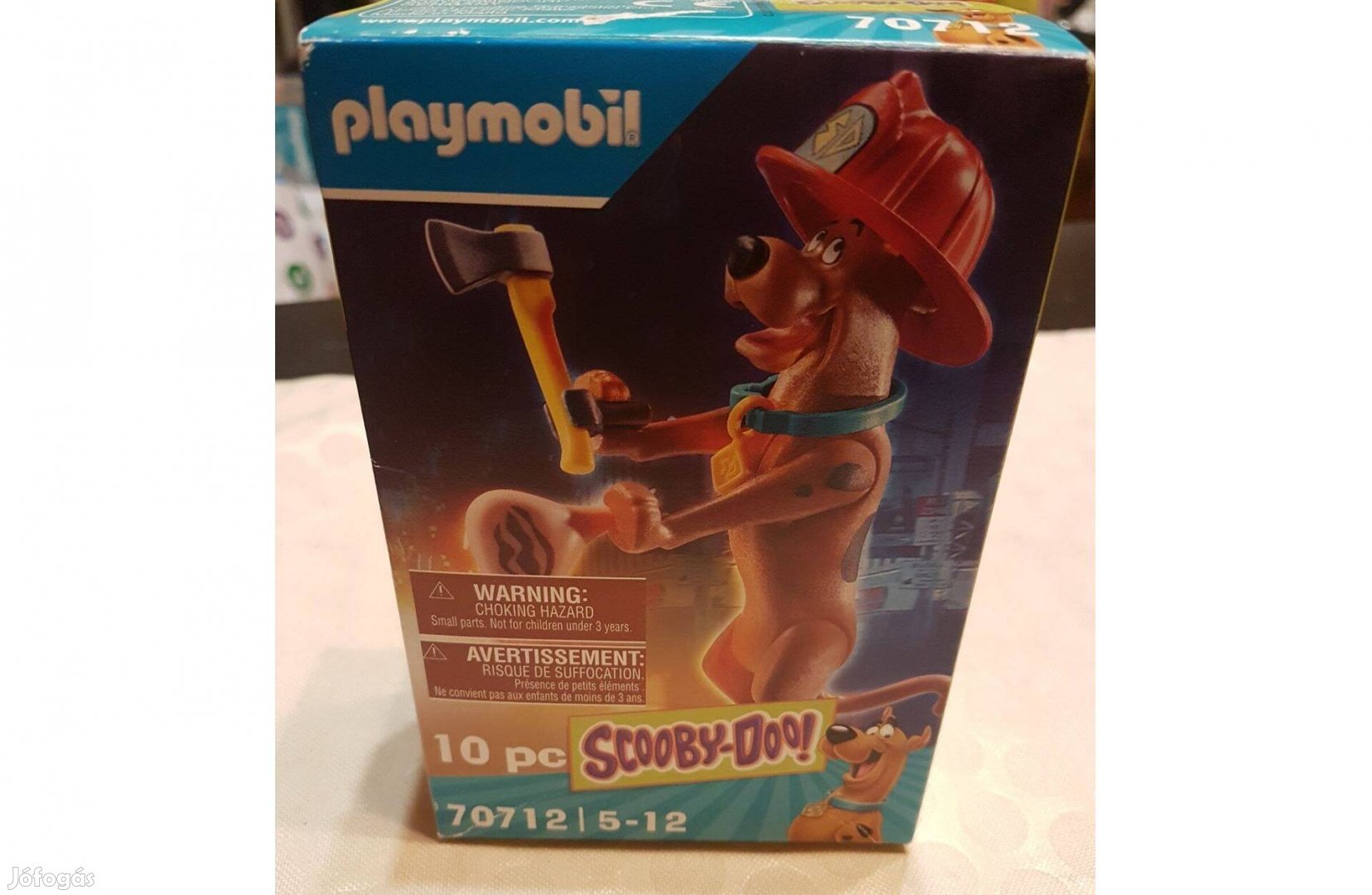 Playmobil - Scooby-Doo! - Gyűjthető figura - Tűzoltó (70712) Bontatlan