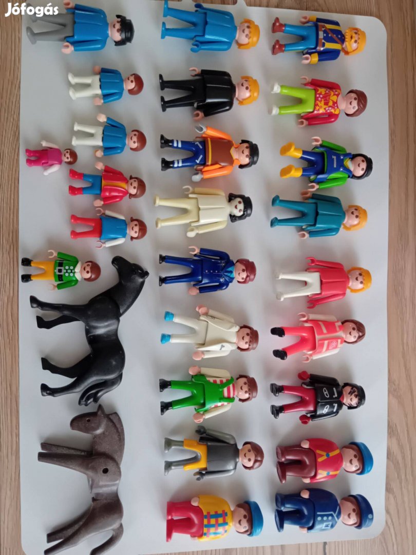 Playmobil , geobra , ló és figura csomag