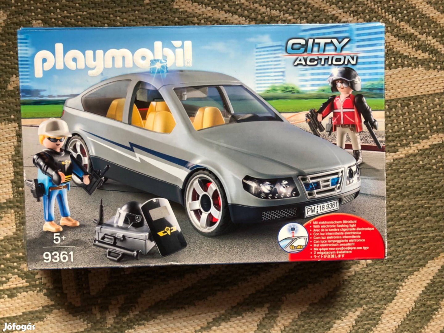 Playmobil civil rendőrautó