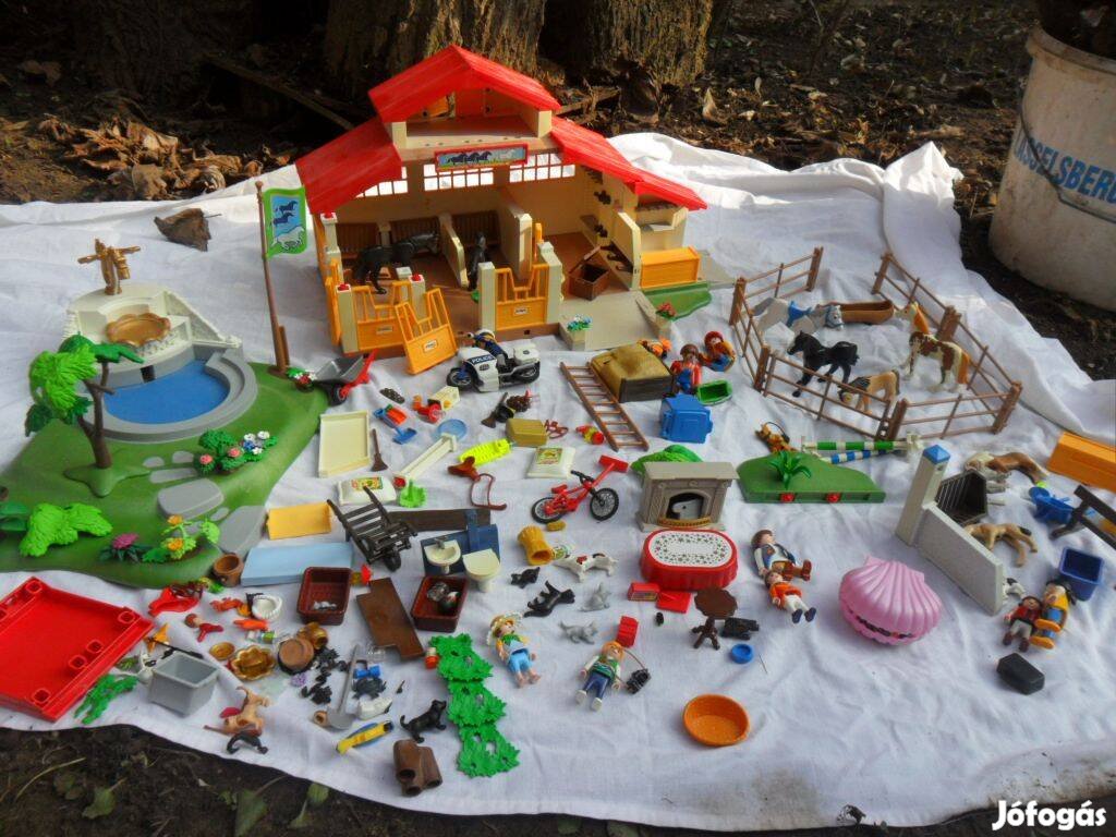 Playmobil farm sok sok figurával