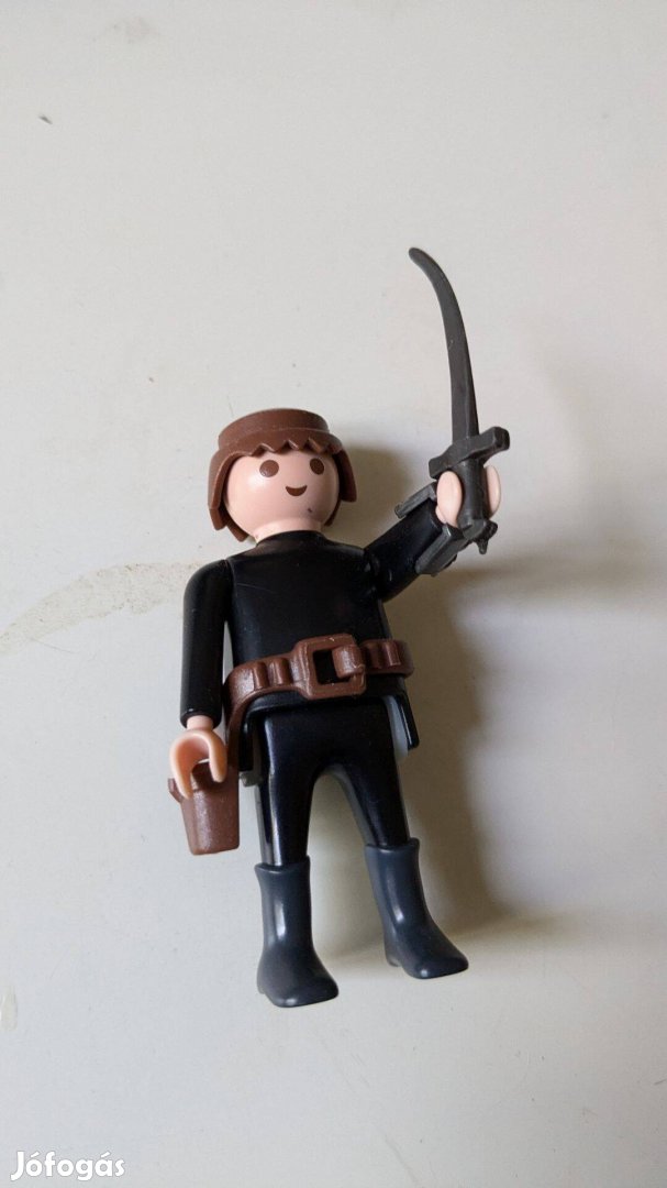 Playmobil figura karddal és pisztolyövvel