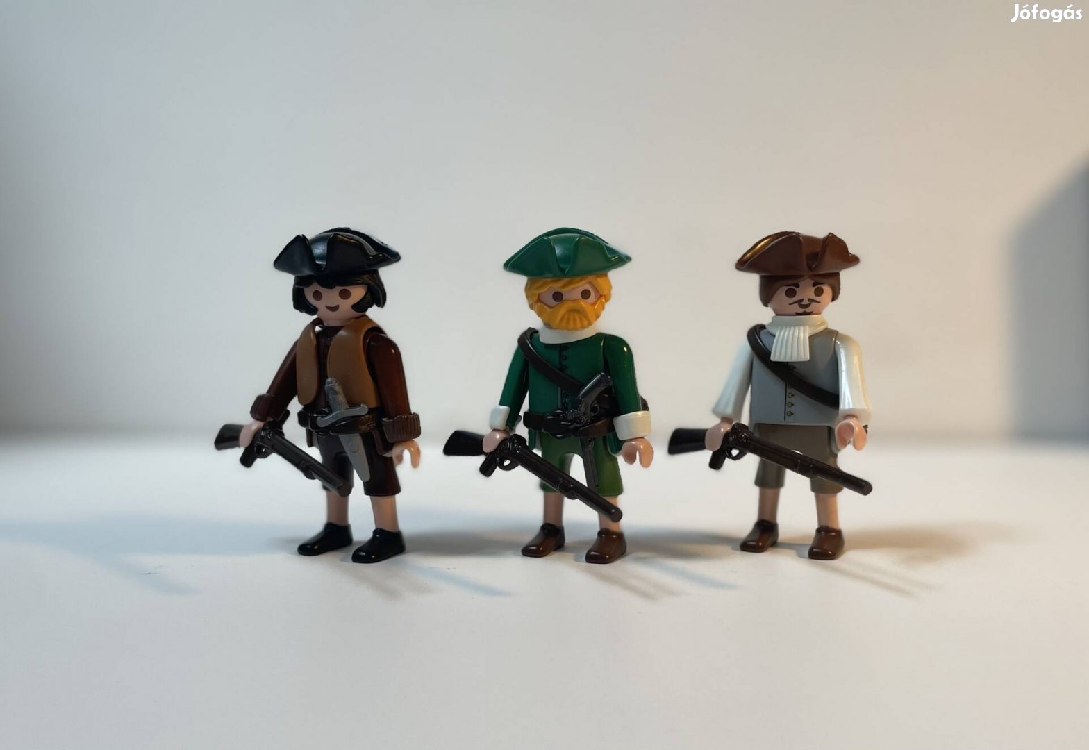 Playmobil három 18. századi mesterlövész