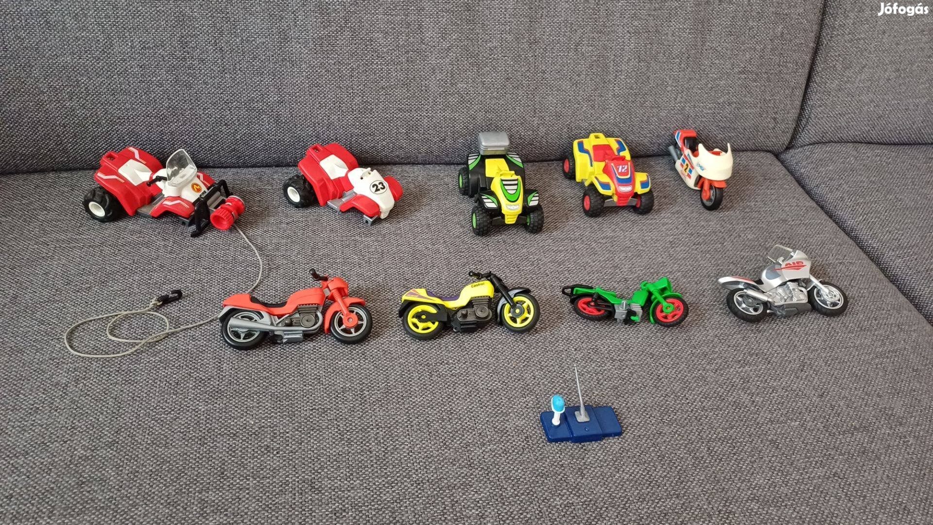 Playmobil járművek quadok és motorok