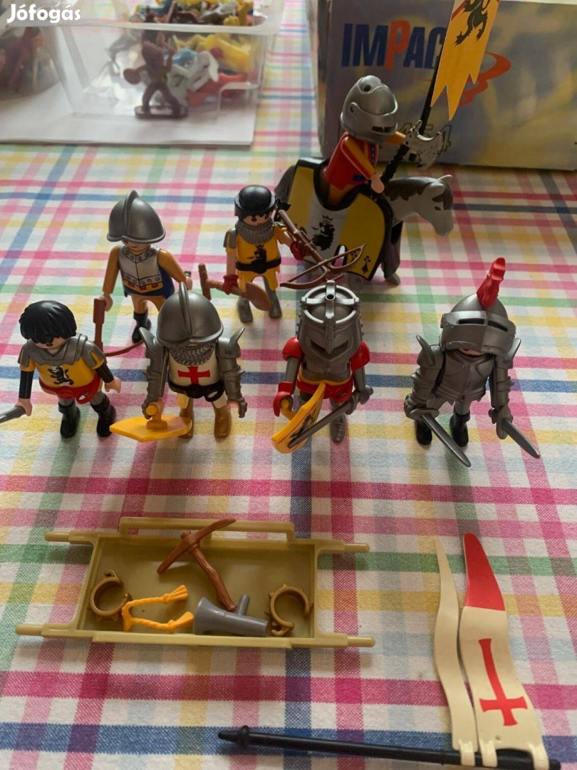 Playmobil katonák és kiegészítők 7db