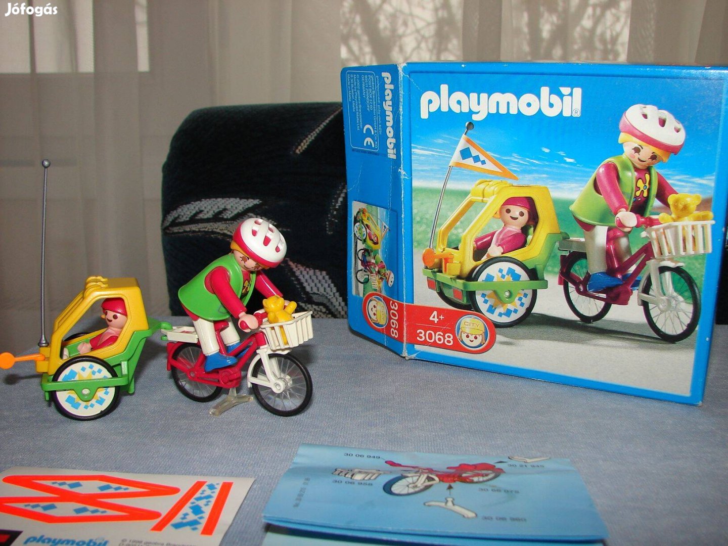 Playmobil kerékpáros anya